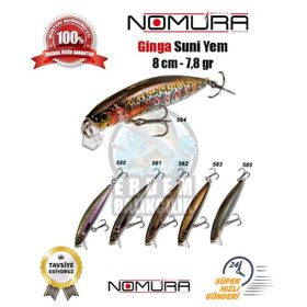 Nomura Gınga 8 cm 7.8 gr Suni Yem