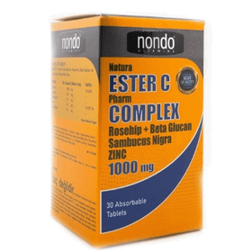 Nondo Ester C Complex Rosehip 1000 mg 30 Tablet