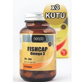 Nondo Fishcap Omega-3 3x50 Kapsül Balık Yağı