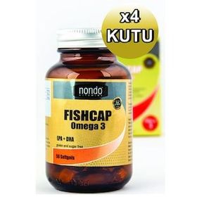 Nondo Fishcap Omega-3 4x50 Kapsül Balık Yağı