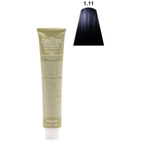 Nook Origin Color Profesyonel 1.11 Yoğun Küllü Siyah 100 ml Saç Boyası