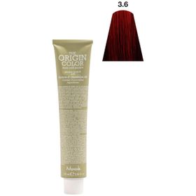 Nook Origin Color Profesyonel 100 ml 3.6 Derin Kızıl Koyu Kahve Saç Boyası