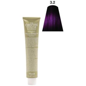 Nook Origin Color Profesyonel 3.2 Viyole Siyah 100 ml Saç Boyası