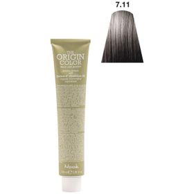 Nook Origin Color Profesyonel 7.11 Orta Soğuk Küllü Kumral 100 ml Saç Boyası