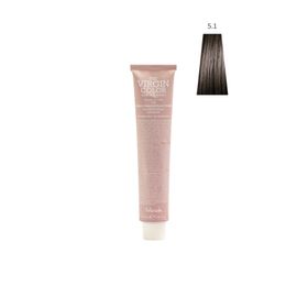 Nook Virgin Color Profesyonel 100 ml 5.1 Açık Küllü Kahve Saç Boyası