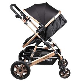 Norfolk Baby Voyage Comfort Air Luxury Çift Yönlü Bebek Arabası siyah -pembe