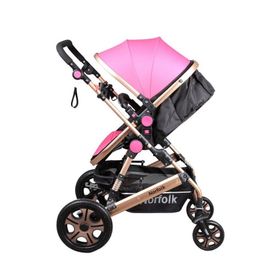 Norfolk Voyage Air Luxury Pembe Travel Sistem Bebek Arabası