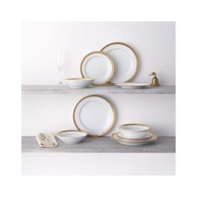Noritake Crestwood Gold 83 Parça Yemek Takımı