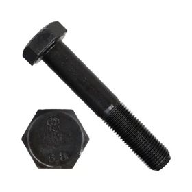 Norm 12x100 mm 8.8 Yarım Paso 931 Siyah 3 Adet Altı Köşe Çelik Civata
