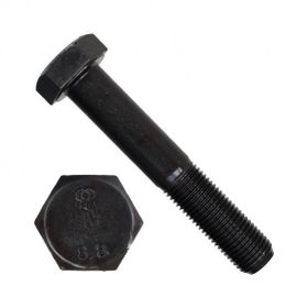 Norm 12x100 mm 8.8 Yarım Paso 931 Siyah 3 Adet Altı Köşe Çelik Civata