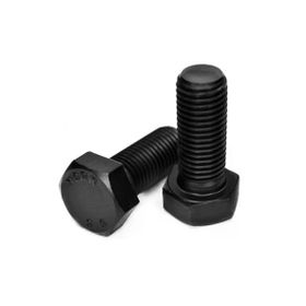 Norm 12x20 mm 8.8 Tam Paso 933 Siyah 10 Adet Altı Köşe Çelik Civata