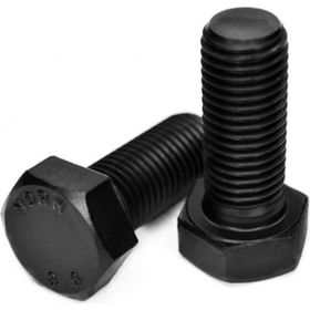 Norm 12x25 mm 8.8 Tam Paso 933 Siyah 10 Adet Altı Köşe Çelik Civata