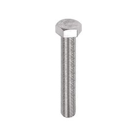 Norm 6x50 mm 8.8 Tam Paso 933 Beyaz 10 Adet Altı Köşe Çelik Civata