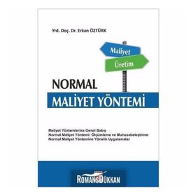 Normal Maliyet Yöntemi - Erhan Öztürk