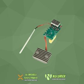 Noromax NR-02 Plastik Boru Kaynak Makinesi Termostat 340 Derece Dijital Kart