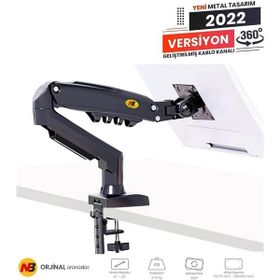 North Bayou Nb F80 17-30 İnch 2-9 kg Monitör Tutucu Kol Amortisörlü Vesa Monitör Standı