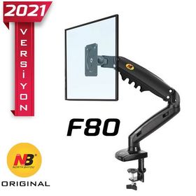 North Bayou NB F80 Amortisörlü 17-27'' Masa Üstü Monitör Tutucu