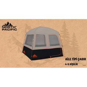 North Pacific Sunguard Tech 5 Kişilik Aile Tipi Çadır