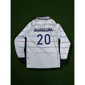 North Stand Nostaljik Barcelona Quaresma 2003 Gri Sezonu Uzun Kol Forma