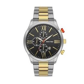North West NW-2140-B Gümüş - Gold Erkek Kol Saati