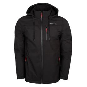 Northjack NJ1001-001 Siyah Alaska Softshell Erkek Günlük Mont