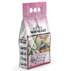 Northland 10 lt Bebek Pudrası Kokulu Bentonit Süper Topaklanan Kedi Kumu