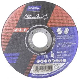 Norton Starline 115 x 1.0 x 22.23 mm 25 Adet Metal Kesici Disk