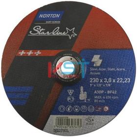 Norton Starline 230x3,0x22,23 Metal Kesme Taşı