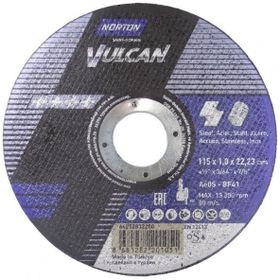 Norton Vulcan 115 x 1.0 x 22.23 mm Metal Kesici Disk
