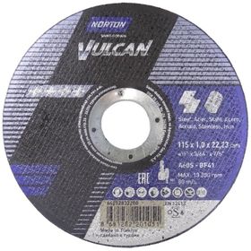 Norton Vulcan 115 x 1.0 x 22.23 mm Metal Kesici Disk