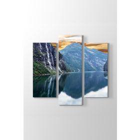 Norveç Geiranger Şelalesi Tablosu