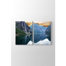 Norveç Geiranger Şelalesi Tablosu