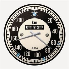 Nostalgic Art 51080 Renkli BMW Tachometer Duvar Saati