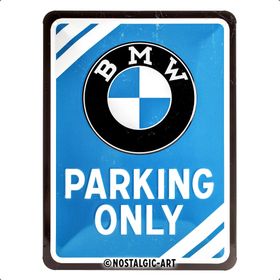 Nostalgic Art Bmw Parking Only Retro Metal Duvar Panosu