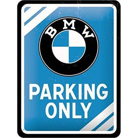 Nostalgic Art Bmw Parking Only Retro Metal Duvar Panosu