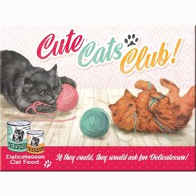 Nostalgic Art Cute Cats Club Magnet