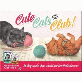 Nostalgic Art Cute Cats Club Magnet