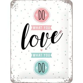 Nostalgic Art Do What You Love Metal Pano