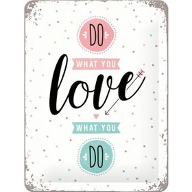 Nostalgic Art Do What You Love Metal Pano