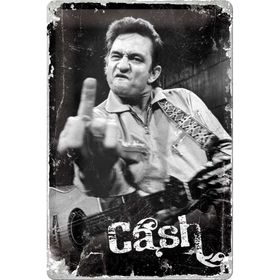 Nostalgic Art Johnny Cash-Finger Retro Metal Duvar Panosu