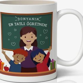 Nostaljik Lezzetler Model 15 24 Kasım Ögretmenler Günü Tasarımlı Kupa