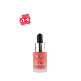 Note 01 Pearl Rose Drop Highlighter Likit Aydınlatıcı