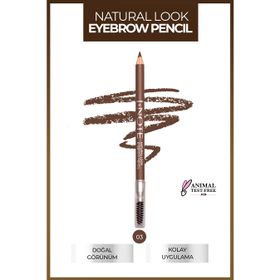 Note 03 Brown Natural Look Eyebrow Pencil