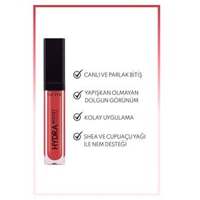 Note 08 Party Mood Hydramoist Lipgloss