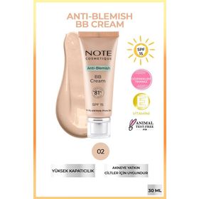 Note Anti Akneye Yatkın Ciltler 02 Blemish BB Cream