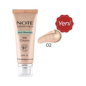 Note Anti Blemish 02 Light Beige BB Cream