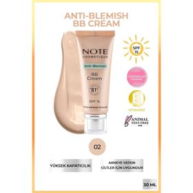 Note Anti Blemish 02 Light Beige BB Cream