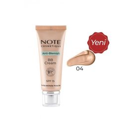 Note BB Krem Anti-Blemish 04 Medium Beige Fondöten