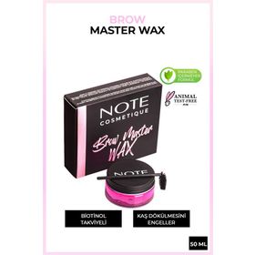 Note Brow Master Kaş Sabitleyici ve Şekillendirici Renksiz Wax
