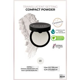 Note Cosmetics Translucent Setting Powder Makyaj Sabitleyici Transparan Pudra